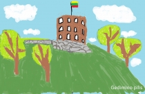 „Gedimino pilis“ Eivinas Jankovski, 3 klasė, Glitiškių mokykla-darželis