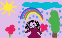 ﻿„Laiminga, kai šviečia saulė ir lyja lietus“ Austėja Čepauskaitė, 1 klasė, Radviliškio r. Šeduvos gimnazija