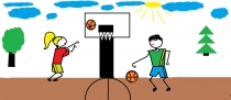 ﻿„Moku žaisti krepšinį“ Donatas, 2 klasė, Kretingos rajono Salantų gimnazija
